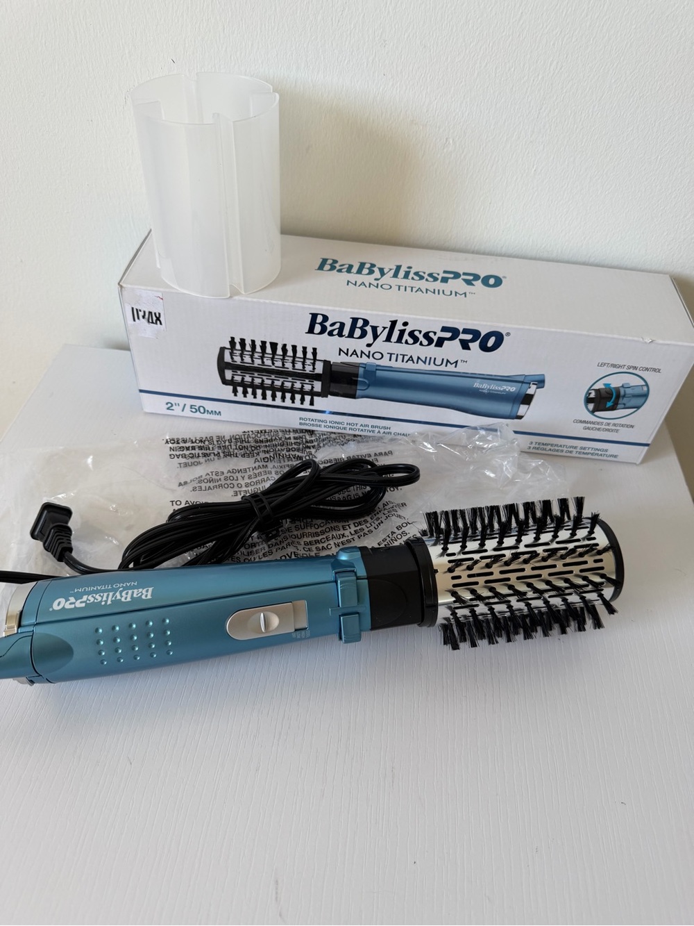BaBylissPRO Nano Titanium 2" (50mm) Rotating Hot Air Brush